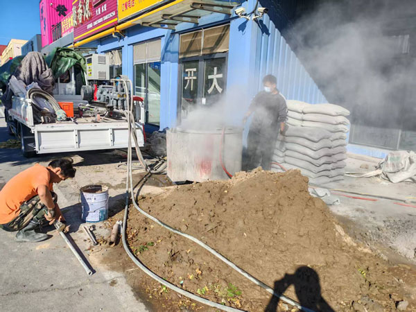 饶河顶管注浆加固